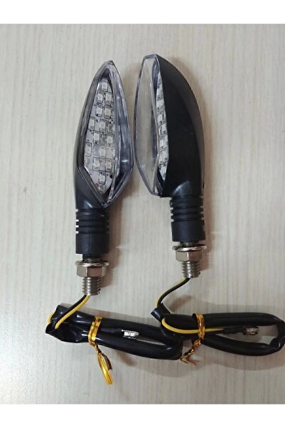 JOLT Fyd Motosiklet Led Sinyal Siyal Sarı Işık 2 Adet Kuba Çıta
