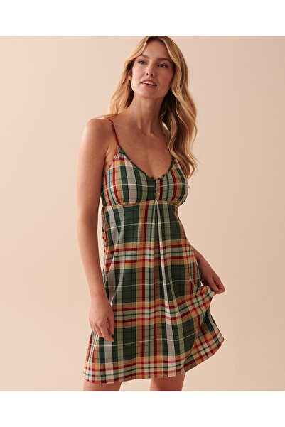 La Vie en Rose قميص نوم منقوش فائق النعومة