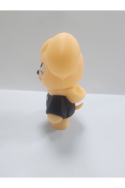 PEPİKON Skzoo Puppym - Cream Black Toy Tabletop with Plastic Figures