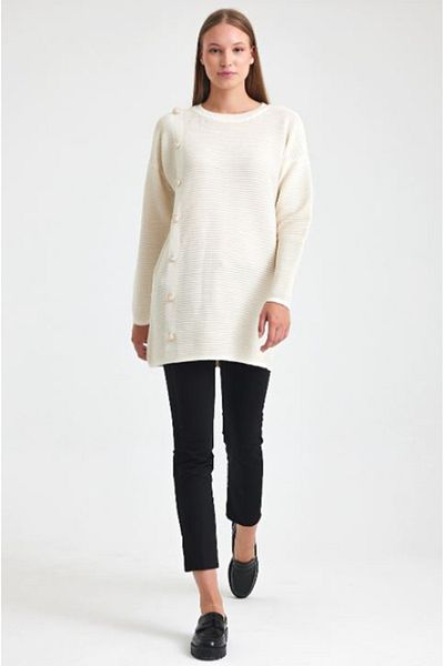 Store Buttoned Knitwear Sweater - Standard Size (Size S,M,L,Xl)
