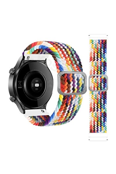 UnDePlus Samsung Galaxy Watch 4 5 6 7 Fe 40 40 44 Classic 42 43 46 47 Mm Kordon Örgü Tokalı Kordon