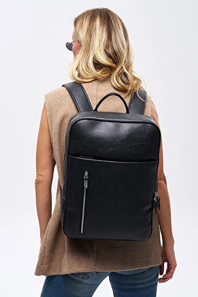 Sevinç Çanta Premium Vegan Leather Unisex Τσάντα Laptop - Deridense Organizer