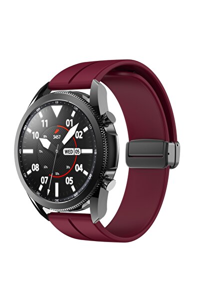 UnDePlus Huawei Watch GT 6/5/4/3/2 Pro 46mm Ultimate SE Elite Kordon Magnetli Ayarlanır Silikon Kordon 22mm