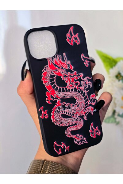 Magic Ring Iphone 13/14 Uyumlu İçi Kadife Baskılı Lansman Kılıf