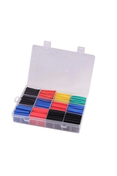 Unichrome 750 Parça Kutulu Heat Shrink Makaron Daralan Kablo Tamir Seti