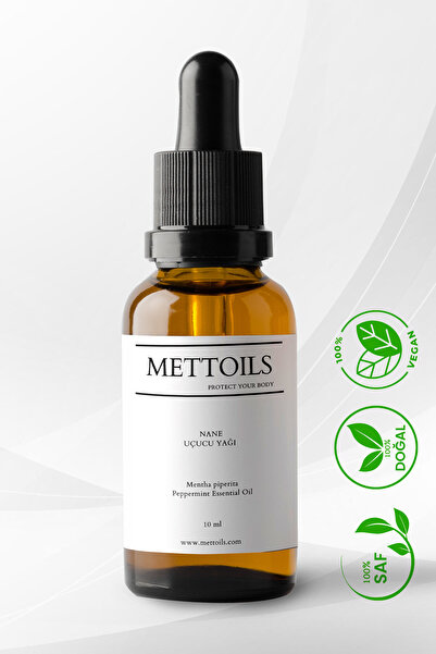 Mettoils Tıbbi Nane Yağı %100 Saf %100 Doğal Uçucu Nane Yağı