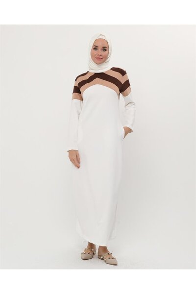 Bwest Pocketed Sports Dress - Cream - Bwest