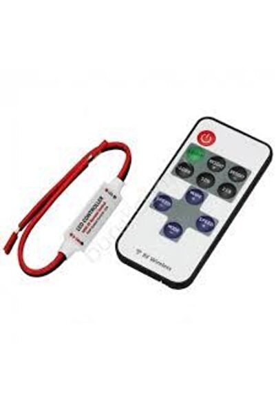 sekizgen led 12 Amper Kumandalı Şerit Led Dimmer Kontrol Cihazı (5v-12v-24v)