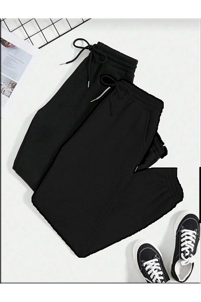 SBCSPORT COPY Unisex Black Jogger Φούτερ Σετ 2 τεμαχίων