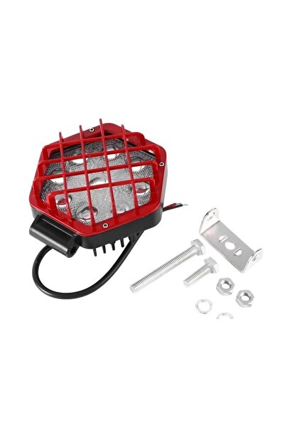 Unichrome 48w Altıgen Kafesli Kırımızı 16 Led Off Road Tekne Çalışma Lambası