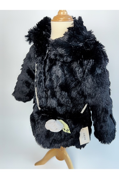 miaras baby Kız Çocuk Peluş Mont 1-5 Yaş