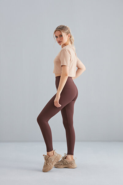 Dream Style Kadın Içi Polarlı, Lastikli, Şardonlu, Fitilli, Toparlayıcı Interlok Kışlık Örme Tayt