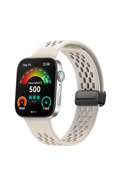 UnDePlus Huawei Watch Fit 4/fit 4 Pro/fit 3 Kordon Silikon Delikli Magnet Strap (FİT/FİT 2 UYUMLU DEĞİLDİR)