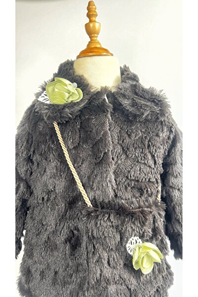 miaras baby Kız Çocuk Peluş Mont 1-5 Yaş