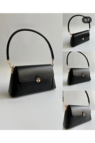 Golden Women Baguette Retro Hand and Shoulder Bag