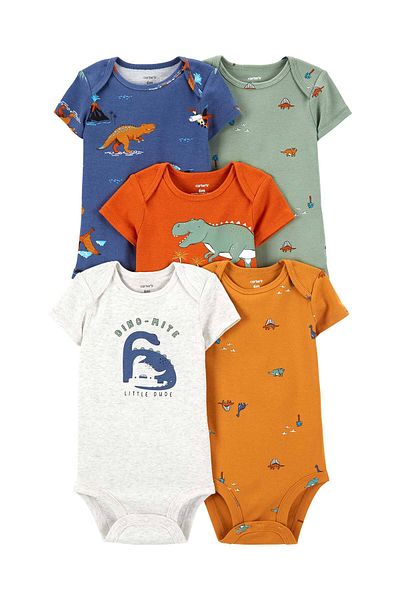 Carter's Baby Boy 5-Piece Short Sleeve Bodysuit