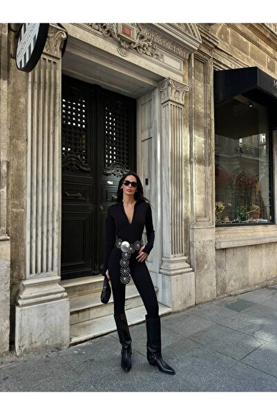 SEVENLINE Γυναικεία ολόσωμη φόρμα με μακρυμάνικο φερμουάρ