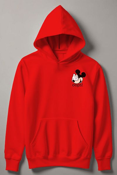MYADA Miki Printed Hooded Children's Sweatshirt 12449