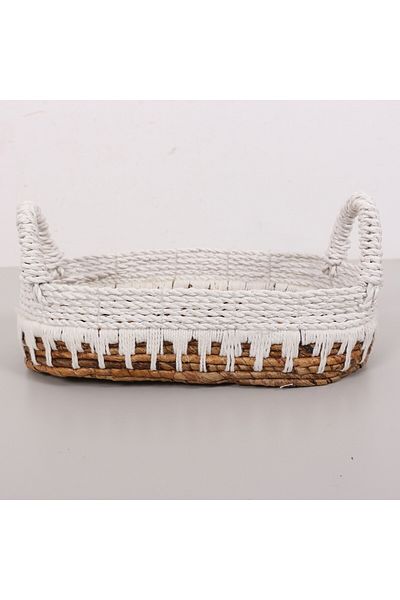 Mylamp Κάτω από το υπόγειο 35x16x16 εκ. Φυσικό Χειροποίητο Οβάλ Καλάθι Abaka