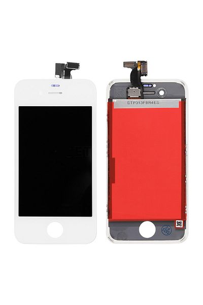 Nettech Teknonet iPhone 4S Compatible Aa Quality Lcd Touch Slatted - White