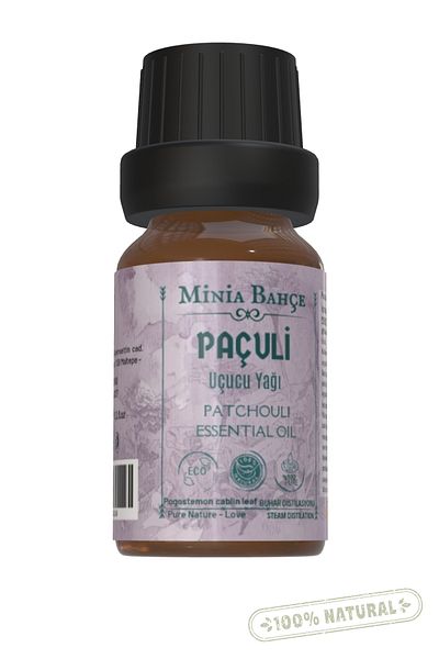Minia Bahçe Bitki ve Sanat Atölyesi Patchouli Essential Oil, 100% Pure, 10ml