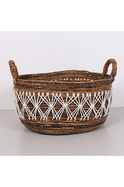 Mylamp Φυσικό Abaka Λεπτομερές 50x40x35 cm Ürgüp Οβάλ Καλάθι - XL