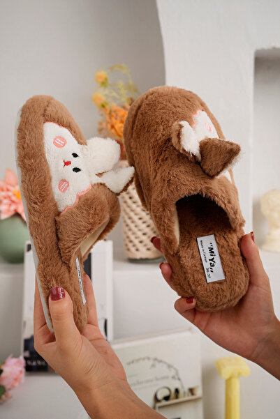 StWenn Γυναικεία σπιτική κλωστή Panduf με χνουδωτές φιγούρες ζώων