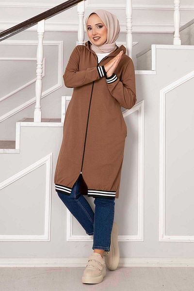 EBRUTESETTÜR Hooded Zippered Cup