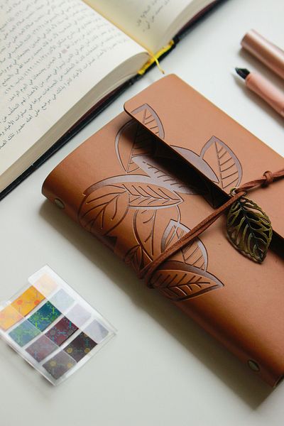 Nova Crafts Brown Leather Agenda |   Notebook