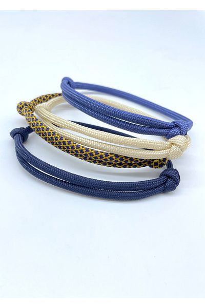 Concept HuBuTU 4-Piece Minimal Men's Thick Paracord Rope Bracelet