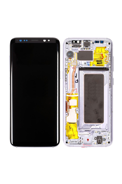 Samsung Teknonet Galaxy G950 S8 Uyumlu Lcd Dokunmatik Çıtalı - Mor