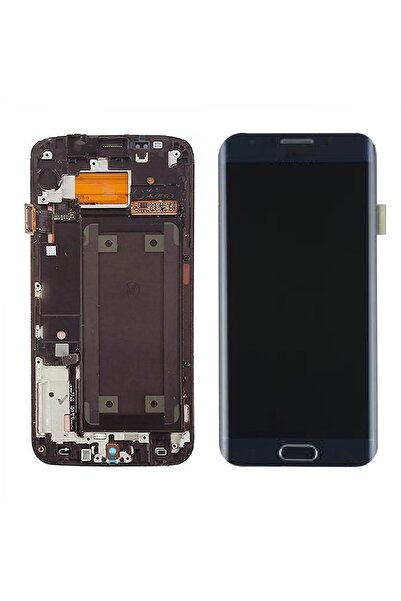 Samsung Teknonet Galaxy G925 S6 Edge Uyumlu Lcd Dokunmatik Çıtalı - Lacivert