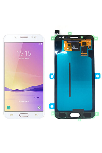 Samsung Teknonet Samsung Galaxy C7100 C8 2015 Uyumlu Lcd+Dokunmatik - Beyaz