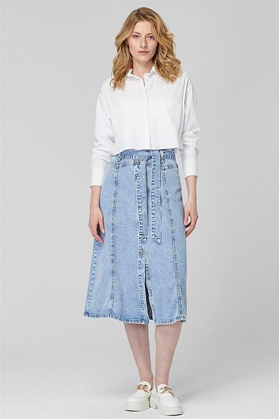 HomeStore Jeans-Bleistiftrock von Jean Kemerli