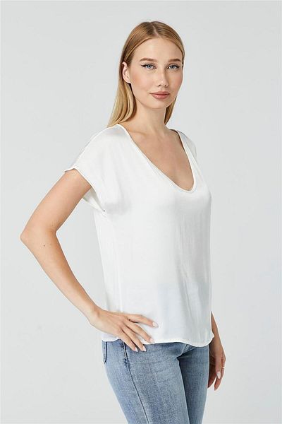 HomeStore V Neck Sleeveless Blouse