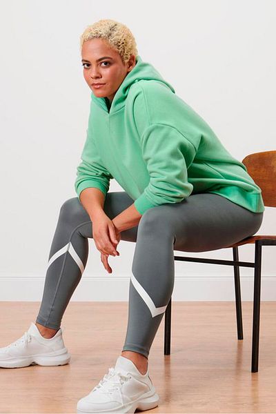 Tchibo Women Sportswear Fit Training Legging, Grey
