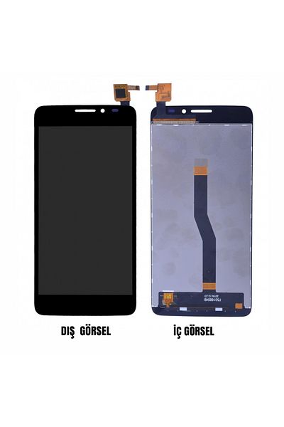 General Mobile Teknonet General Mobile Discovery 2 Plus Compatible Lcd+Touch - Black