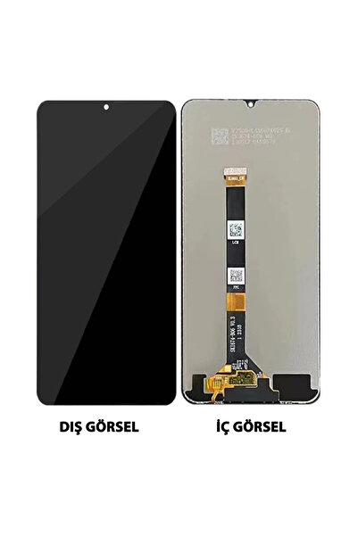 Teknonet شاشة لمس LCD متوافقة مع Realme C53 - أسود