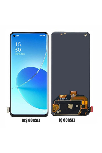 OPPO Teknonet Oppo Reno 7 Uyumlu Lcd+Dokunmatik - Siyah