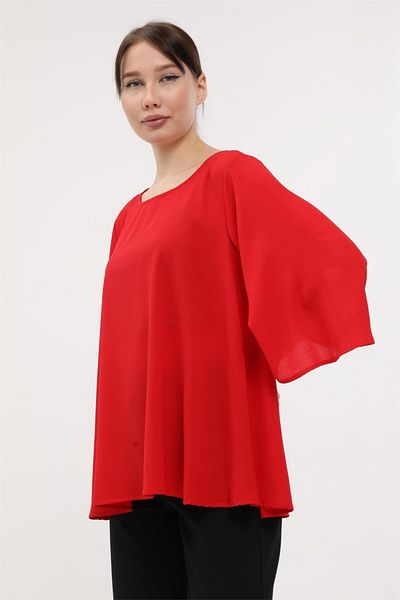 HomeStore Bluse mit Kanalärmeln
