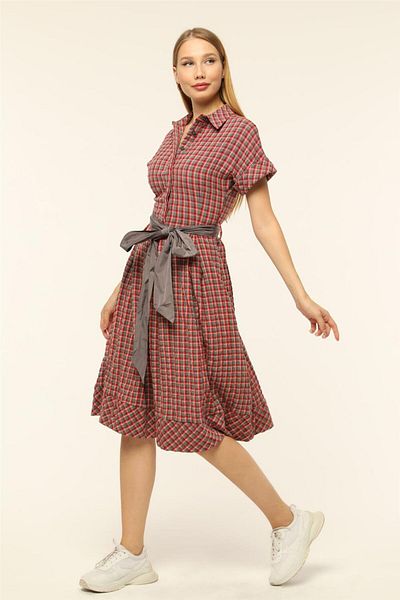 HomeStore Kariertes Kleid