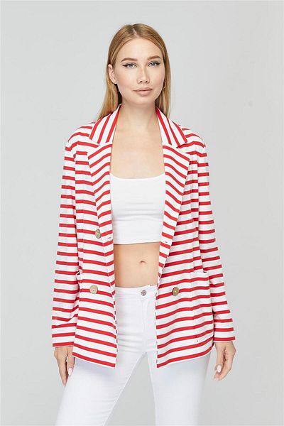 HomeStore Striped Jersey Jacket