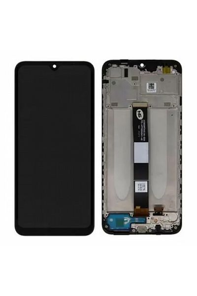 Nettech Teknonet xiaomi redmi 9c compatible lcd+touch+slatted - black