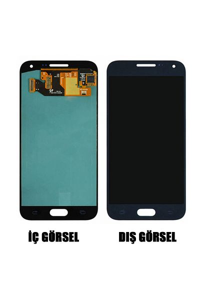 Nettech تكنونيت سامسونج جالاكسي E500 E5 2015 متوافق مع شاشة OLED LCD + لمس - أسود