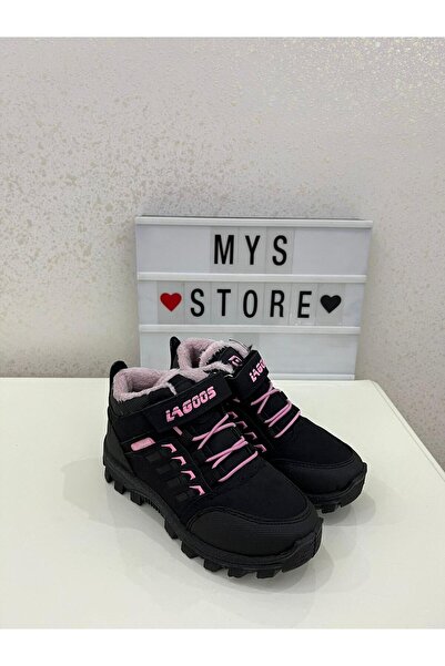 Lagoos Kız Çocuk Botu SİYAH-PEMBE