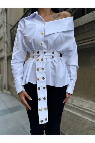 Dia Blanco Πουκάμισο Diana Belted