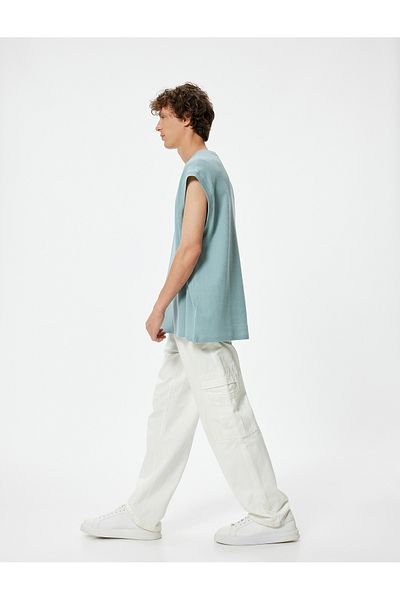 Koton New Season Sleeveless Athlete Crew Neck Cotton