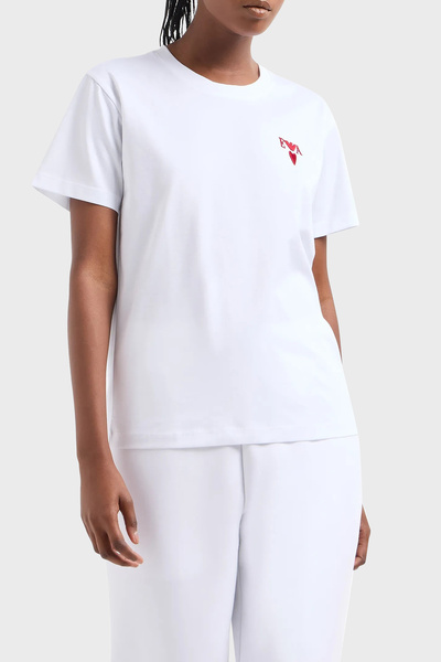 Emporio Armani Cotton Logo Regular Fit Crew Neck t Shirt t Shirt Ew 000202   ...