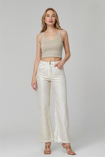 HomeStore Jean Gold vergoldete Hose