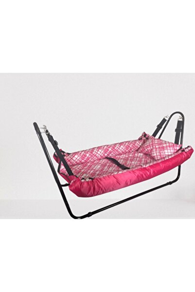 LOOVE BEBE Bebek Pembe Pamuklu Mars Hamak